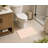 Checkered Absorbent Non-Skid Rectangular Toilet Mat