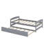 Lit plate-forme avec lit gigogne-579995209