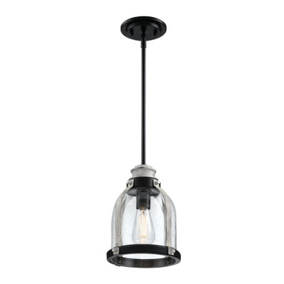 Luminaire suspendu en forme de cloche à 1 lumière Darcy