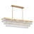 Modern 16 Light Gold Crystal Rectangular Chandelier-1893584778