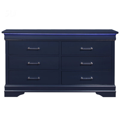 Commode élégante avec tiroirs spacieux et éclairage à DEL