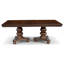 Table de salle à manger extensible traditionnelle anglaise Finition cerisier Peut accueillir jusqu'à 8 personnes
