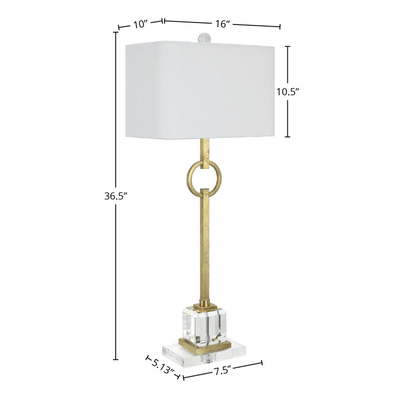 Elaina Table Lamp, Gold