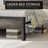 Tryston Bed Frame Industrial Platform Bed with Charging Station-1176158719-1176158718
