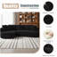 Canapé modulaire surdimensionné 120 po en forme de L 120 po - Aucun assemblage requis-1755720550-1769919330