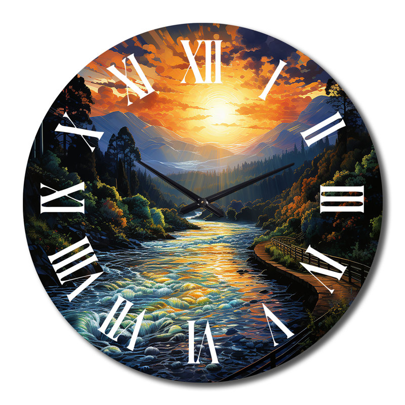 Horloge murale Charlean, Très grand