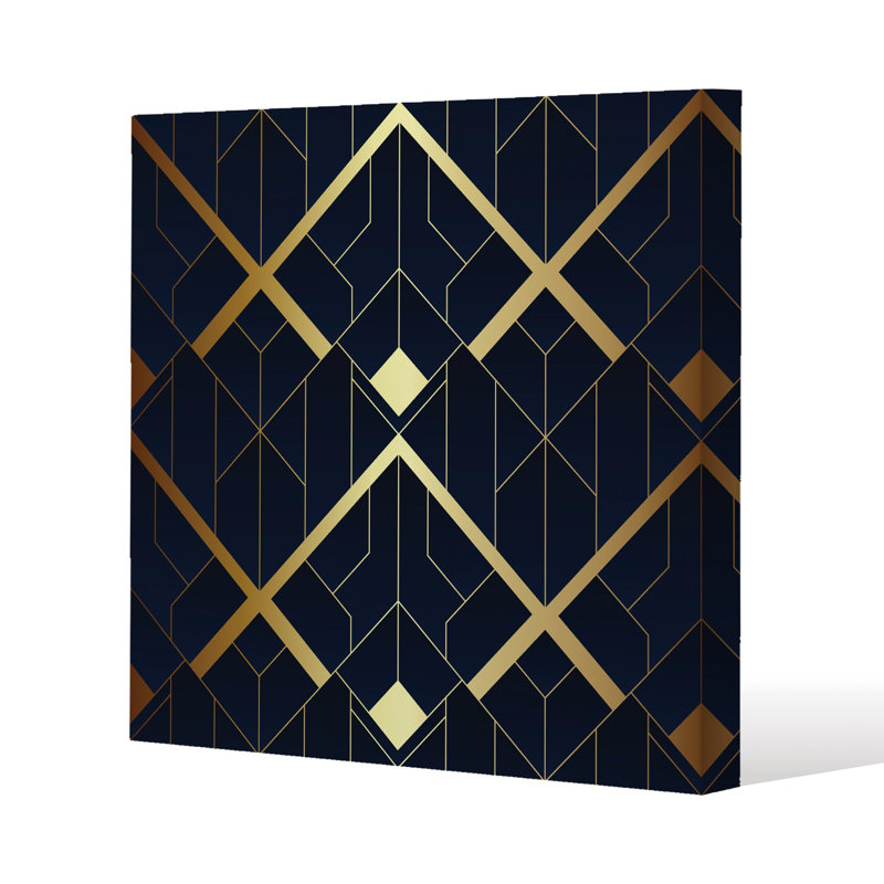 Leaves, acorns and branches Slim Style Canvas Print, 75 cm H x 75 cm W