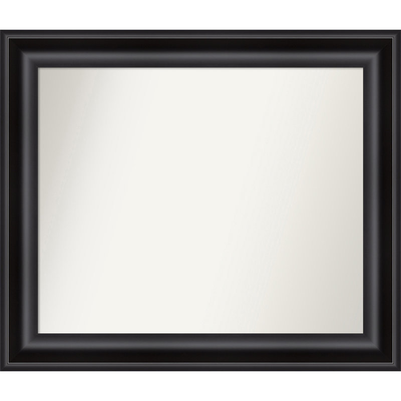 Miroir d'appoint mural en plastique Churchton, 28,75 po x 33,75 po