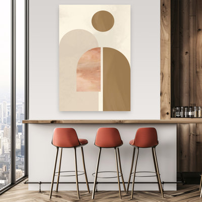 Harmonie abstraite - Affiche murale géométrique contemporaine abstraite