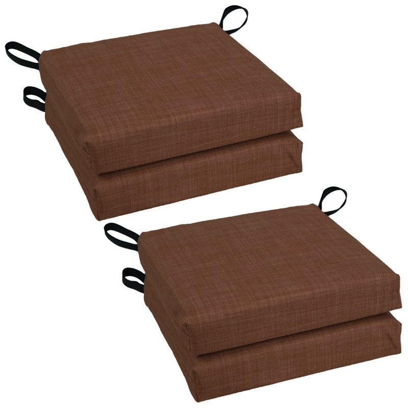 Outdoor 3'' Seat Cushion, Cocoa