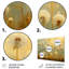 «Beige Blue Spring Dandelion Collage II», art mural pissenlit-596108753-596108766