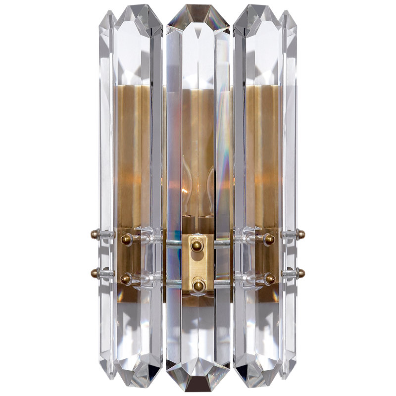 AERIN Bonnington Wall Sconce, Hand-Rubbed Antique Brass