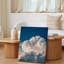 Toile, scène de ciel sereine avec fond bleu profond et art mural-1740943626