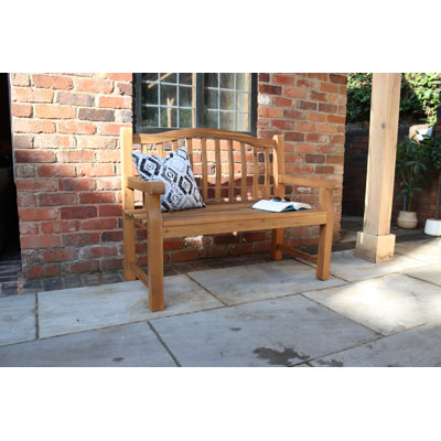 Solid Wood Teak Outdoor Bench