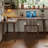 Walnut L-Shaped Solid Wood desk-108679355-108679357