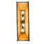 Luminaire suspendu rectangulaire pour table de billard 4 lumières Exmouth