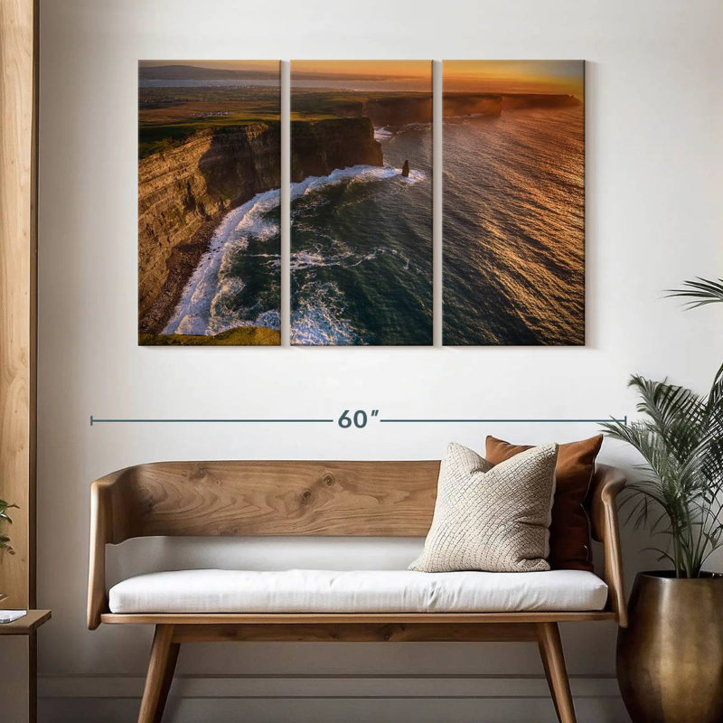 Nicci Moher Cliffs, 32" H x 50" W