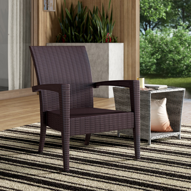 Kassiopeia Outdoor Lounge Chair , Sunbrella® Cushions Included, Brown