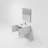 Geneva 30" Wall-Mounted Single Bathroom Vanity Set with Mirror-330516534-377528529