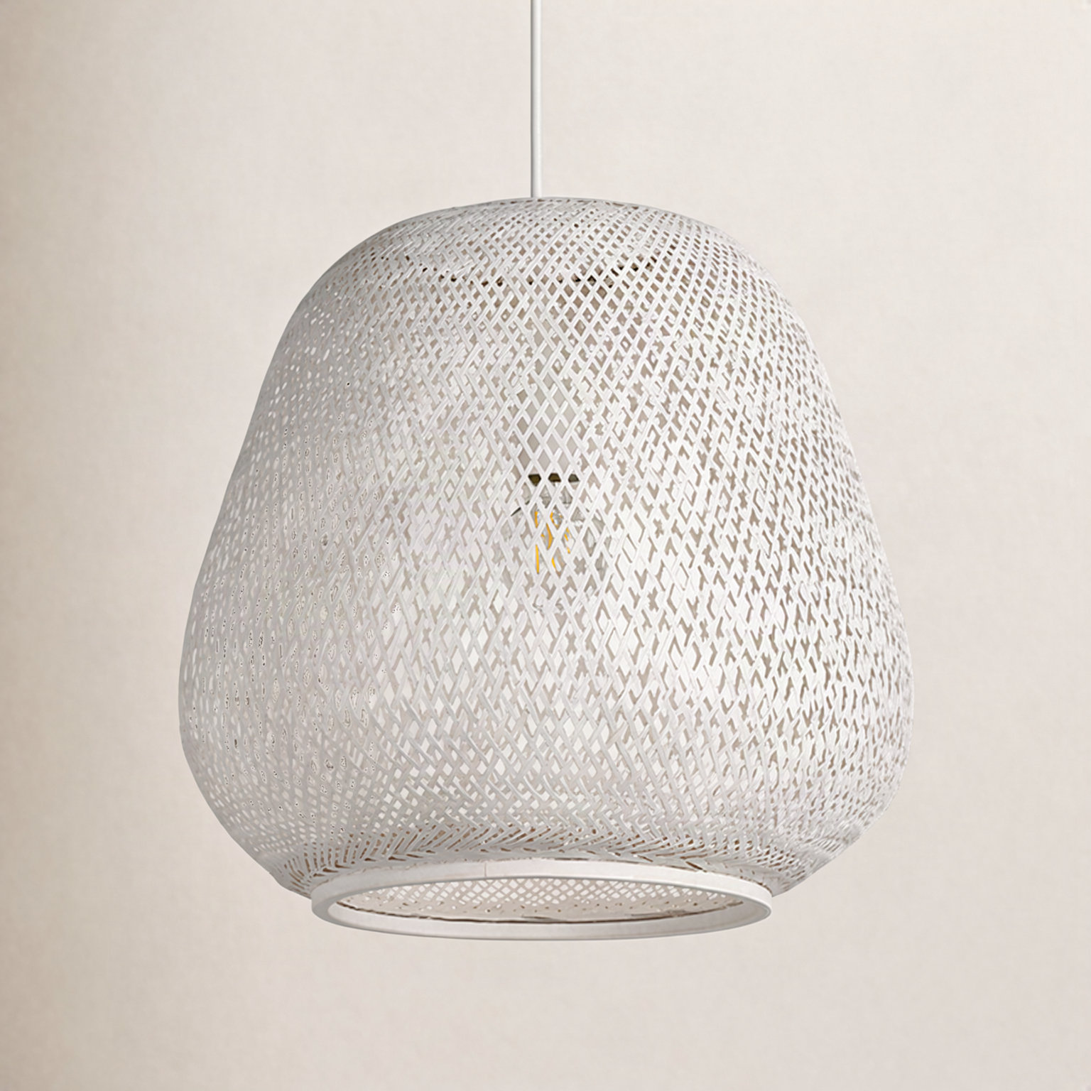 Galvin Pendant Light, White, 1