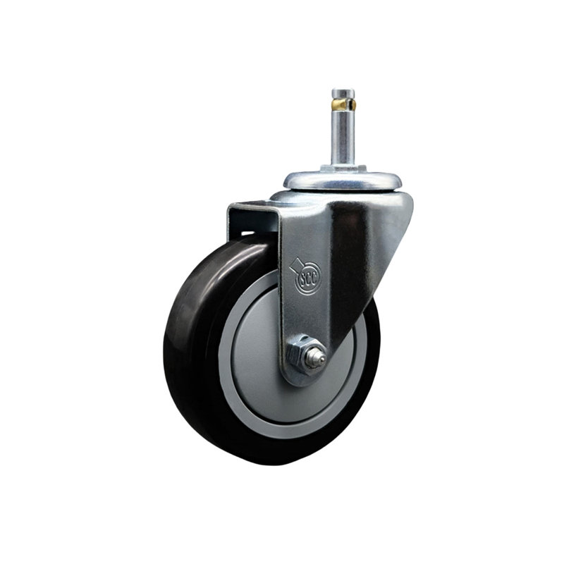Grip Ring Stem Caster, Black