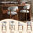 Upholstered Solid Wood Barstool Chair-848253282