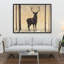 Roe Deer In Winter Print On Canvas