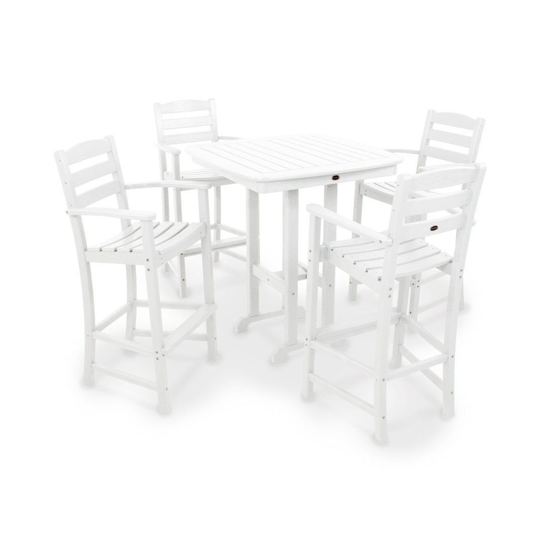POLYWOOD La Casa Café 5-Piece Bar Set POLYWOOD® 