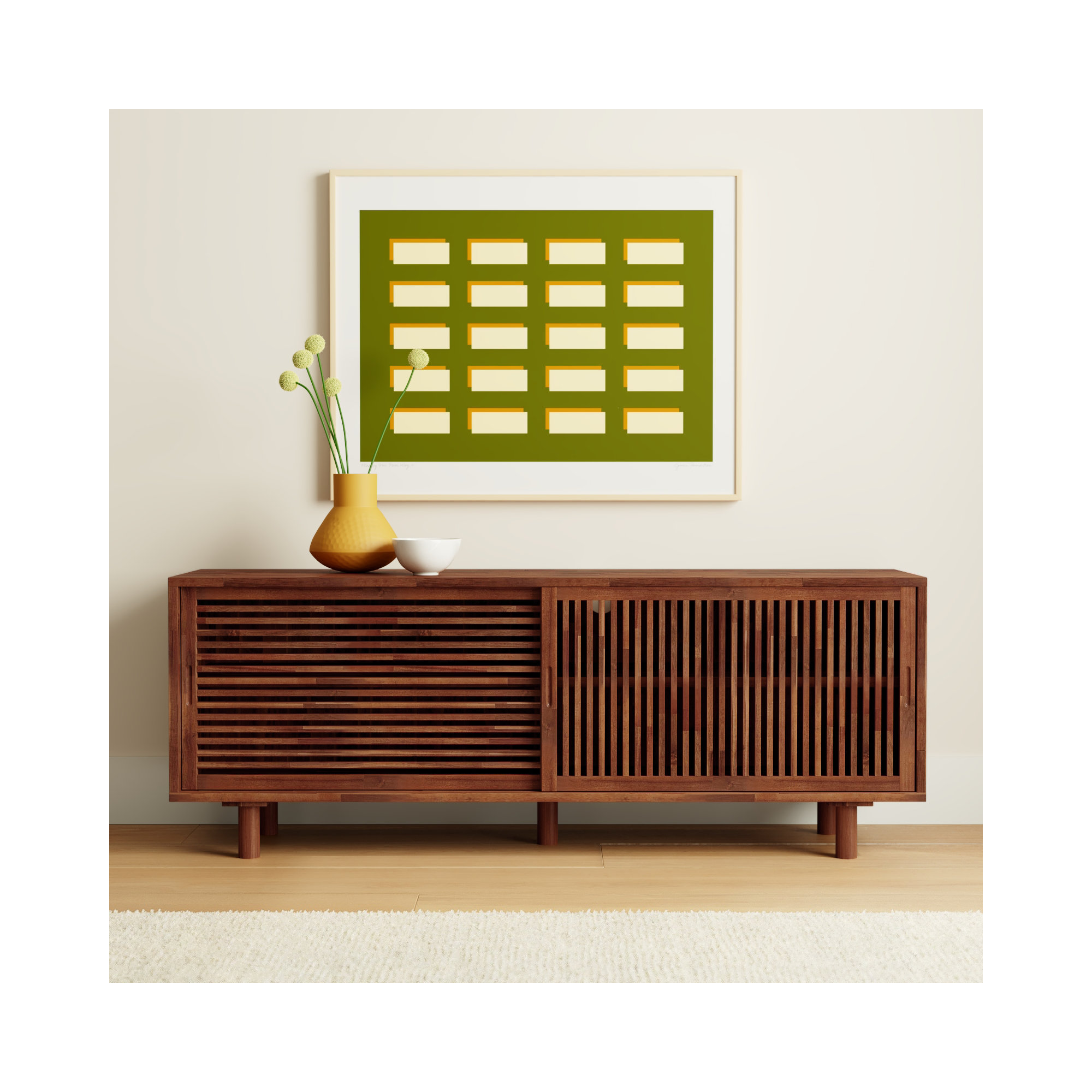 Jaime 59'' Media Console, Brown