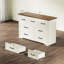 Ensemble de rangement pour chambre 2 pièces Bradford - Commode 7 tiroirs et commode 6 tiroirs rustique-453657707