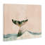 Toile de queue de baleine rose abstraite, design par Arlington Prints-2092559567