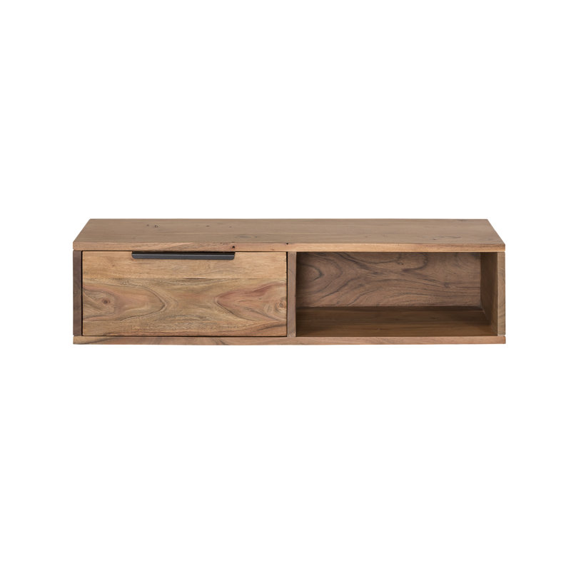 Jordyn Acacia Solid Wood Floating Shelf