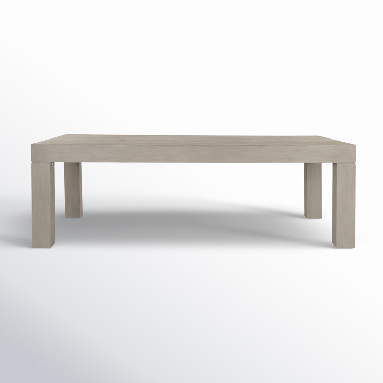 Shea 87'' Teak Outdoor Dining Table