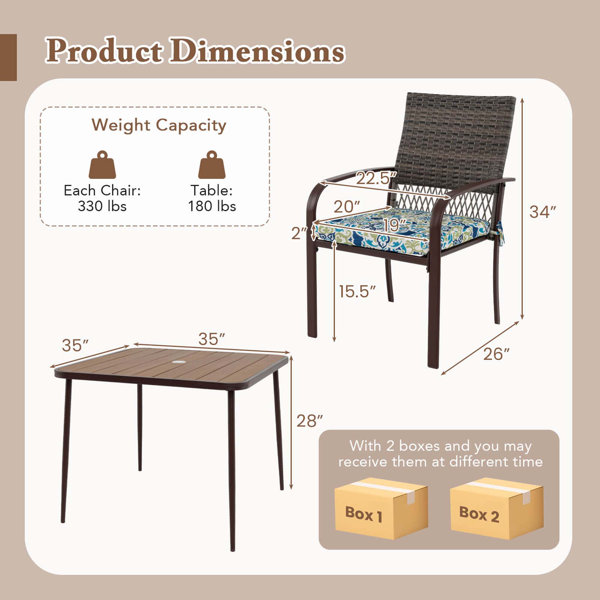 Dimensions du produit