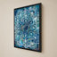 Mandala en bleu II par Danhui Nai - impression sur toile-237056583-237056586