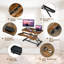Adjustable Metal Base Standing Desk Converter-1465703405