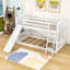 Lit superposé simple au-dessus de simple avec glissade Estilla-308583405