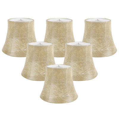 Faux Leather Bell Lamp Shade