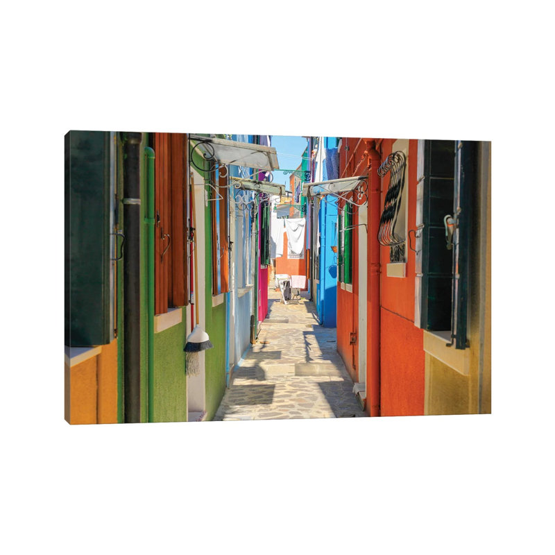 Burano, Italy by Mark Paulda - Wrapped Canvas Print, 20.32 cm H x 30.48 cm W