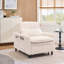 Fauteuil club en velours côtelé-1236906593