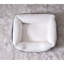 Panier pour chats anthracite, 47 cm x 33 cm x 18 cm, en mousse anthracite moyenne, facile d'entretien