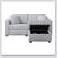 Canapé modulaire pour 2 personnes 75,6 pouces avec levage hydraulique, confortable et élégant, assorti au repose-pieds-204783160