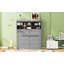 Lit escamotable mural Murphy avec tablettes supérieures et port USB