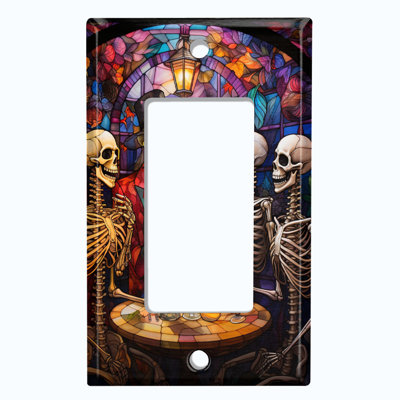 Figurine murale d'Halloween festive squelette d'Halloween