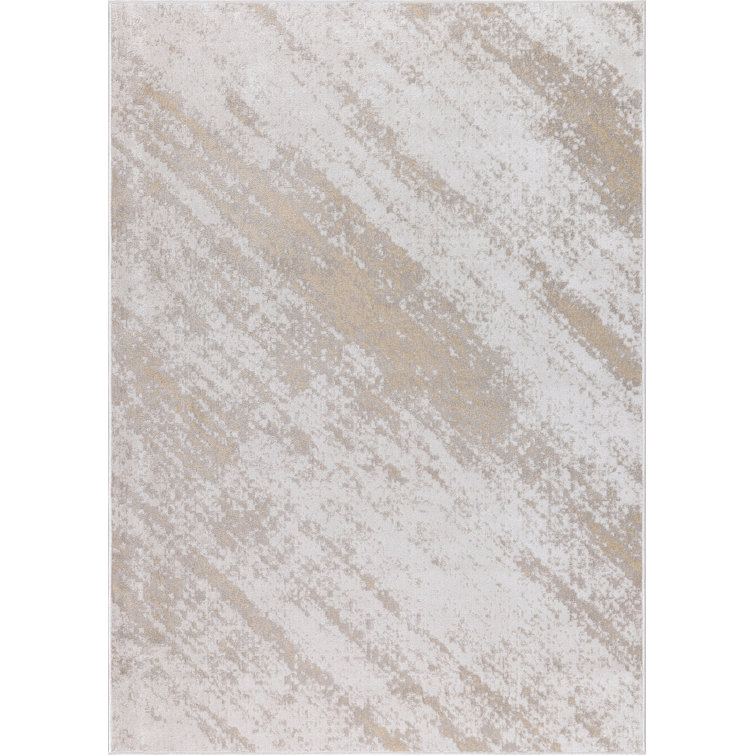 Machine Washable Austin Ivory/Beige Rug