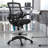 Mignone Mid-Back Transparent Mesh Office Chair with Flip-Up Arms-83161081