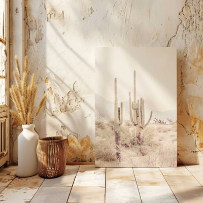 Cacti in Chorus Rolled Canvas Print