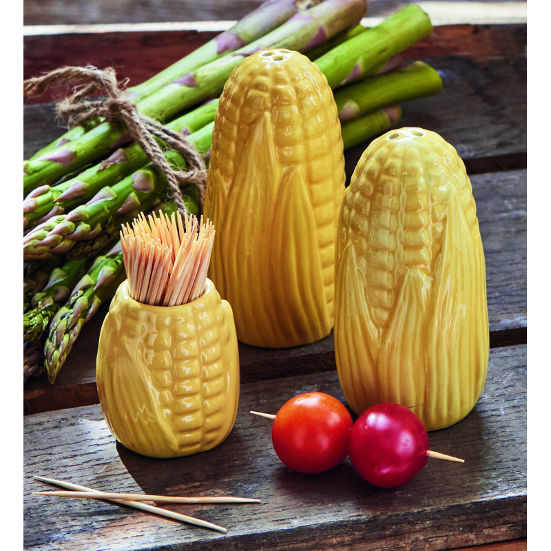 Corn Toothpick Holder Set