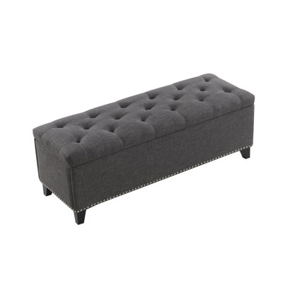 Linen Upholstered Bench