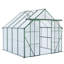 Abri de jardin extérieur en métal 5 pi x 4 pi noir-128704469